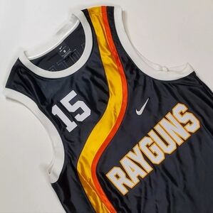 Nike Roswell Rayguns Vince Carter Size M NBA Basketball Jersey Black CV1970-010
